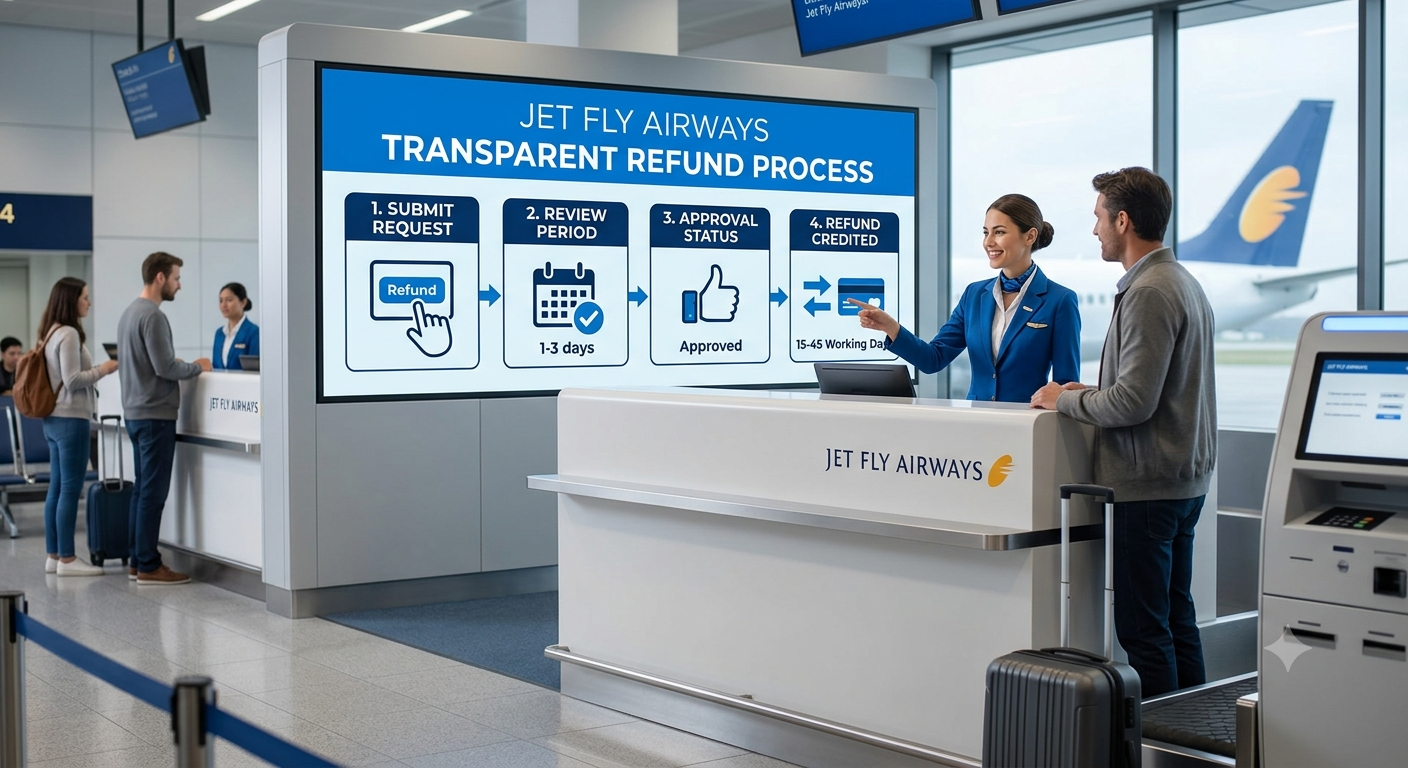 Refund policy Transparent Refund Process at Jet Fly Airways